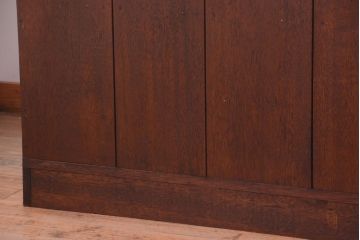 アンティーク家具　和製アンティーク　特大サイズ!古い木の重厚なマス目棚(収納棚、飾り棚)