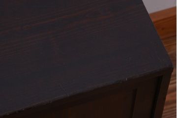 アンティーク家具　古民具・骨董　明治期　古い木のシンプルなアンティーク戸棚