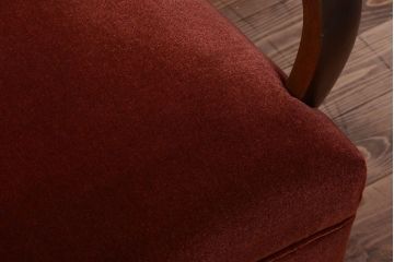 レトロ家具　和製アンティーク　レトロな1人掛けアームソファ(1)