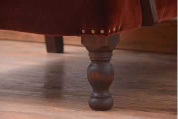 レトロ家具　和製アンティーク　レトロな1人掛けアームソファ(1)