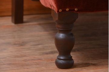 レトロ家具　和製アンティーク　レトロな1人掛けアームソファ(1)