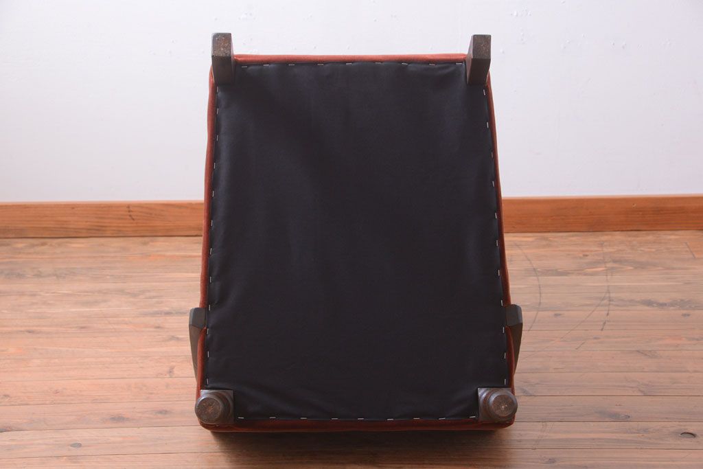 レトロ家具　和製アンティーク　レトロな1人掛けアームソファ(1)