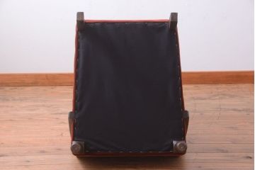 レトロ家具　和製アンティーク　レトロな1人掛けアームソファ(1)