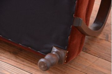 レトロ家具　和製アンティーク　レトロな1人掛けアームソファ(1)