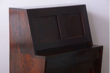 ビンテージ　民芸家具　モダンなライティングビューロー