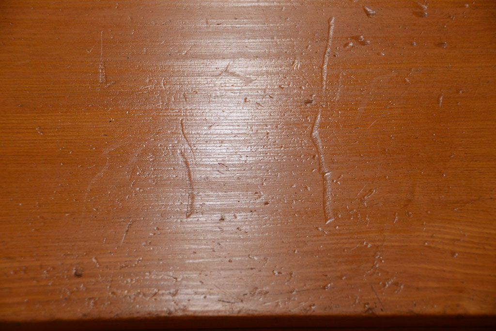 レトロ家具　昭和レトロ　古い木製のシンプルなアンティークサイドテーブル