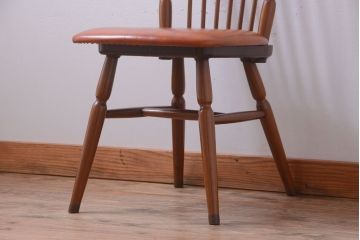 ヴィンテージ家具　ビンテージ　MATSUDA　レトロなウィンザーチェア(1)(ウインザーチェア)