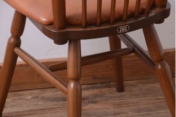ヴィンテージ家具　ビンテージ　MATSUDA　レトロなウィンザーチェア(1)(ウインザーチェア)