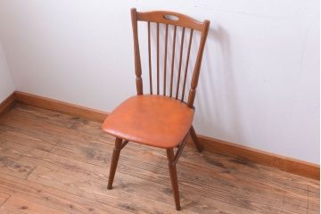 ヴィンテージ家具　ビンテージ　MATSUDA　レトロなウィンザーチェア(2)(ウインザーチェア)