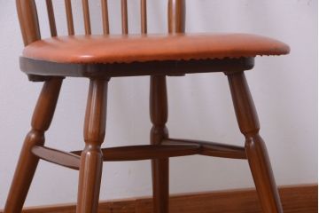 ヴィンテージ家具　ビンテージ　MATSUDA　レトロなウィンザーチェア(2)(ウインザーチェア)