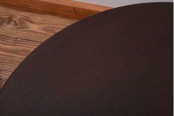 アンティーク家具　古民具・骨董　総欅!一枚板天板のアンティーク丸座卓