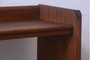 アンティーク家具　和製アンティーク　古い木のシックでシンプルなブックシェルフ(本棚)