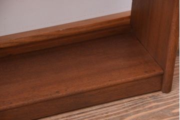 アンティーク家具　和製アンティーク　古い木のシックでシンプルなブックシェルフ(本棚)