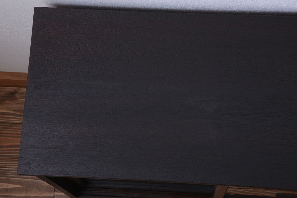 アンティーク家具　和製アンティーク　古い木の引き出し付き小さな収納棚