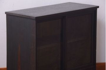 アンティーク家具　和製アンティーク　古い木の引き出し付き小さな収納棚