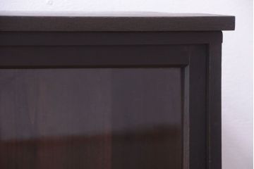 アンティーク家具　和製アンティーク　古い木の引き出し付き小さな収納棚