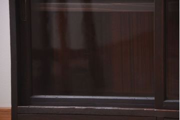 アンティーク家具　和製アンティーク　古い木の引き出し付き小さな収納棚