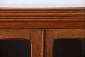 アンティーク家具　和製アンティーク　古い木の小ぶりな引き出し付き本箱