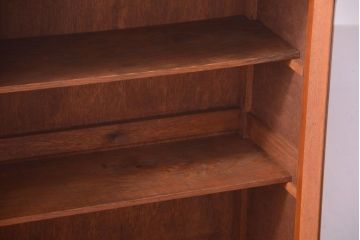 アンティーク家具　和製アンティーク　古い木の小ぶりな引き出し付き本箱