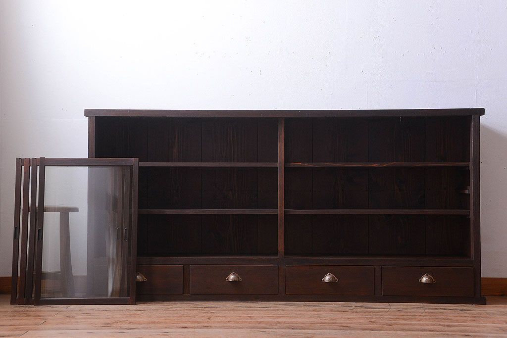 Nana様　④アンティーク家具 送料無料】 英国調 アンティークオークコレクション ステンド