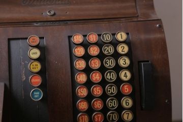 アンティーク雑貨　USビンテージ　ナショナルレジスター(キャッシャー)