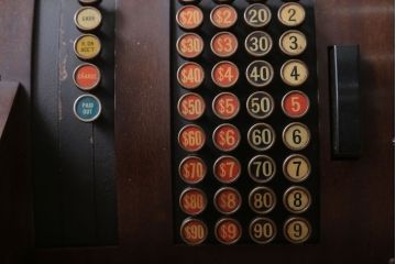 アンティーク雑貨　USビンテージ　ナショナルレジスター(キャッシャー)