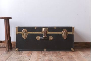 アンティーク雑貨　USビンテージ　Seward Trunk Co.(シーワード)　古いトランク