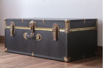 アンティーク雑貨　USビンテージ　Seward Trunk Co.(シーワード)　古いトランク