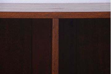 アンティーク家具　和製アンティーク　特大サイズ!古い木の重厚なアンティークマス目棚(3)