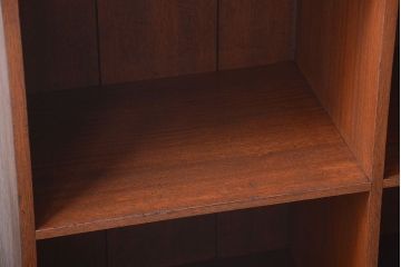 アンティーク家具　和製アンティーク　特大サイズ!古い木の重厚なアンティークマス目棚(3)