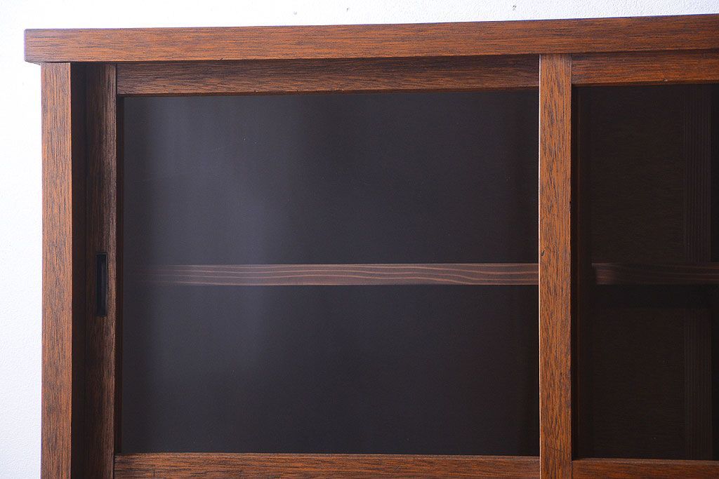 アンティーク家具　和製アンティーク　古い木製の縦型重ね収納棚