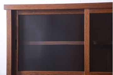 アンティーク家具　和製アンティーク　古い木製の縦型重ね収納棚