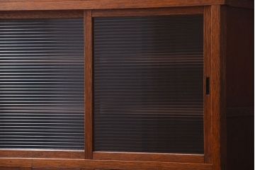 アンティーク家具　和製アンティーク　古い木製の縦型重ね収納棚