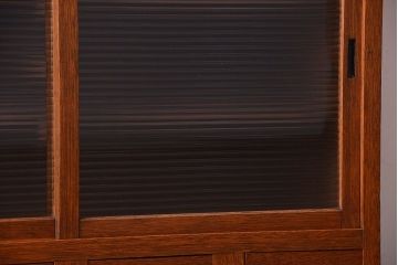 アンティーク家具　和製アンティーク　古い木製の縦型重ね収納棚