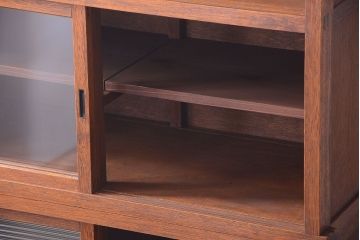 アンティーク家具　和製アンティーク　古い木製の縦型重ね収納棚