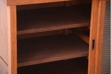 アンティーク家具　和製アンティーク　古い木製の縦型重ね収納棚