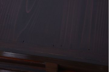 アンティーク家具　古民具・骨董　重厚な鉄脚がモダンな小さなアンティーク水屋箪笥