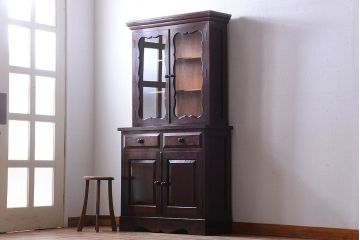 中古　松本民芸家具　おしゃれな食器棚