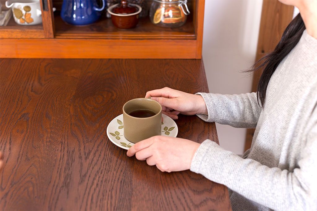 【リメイク・ダイニングテーブル】天板オーク材のダイニングテーブル