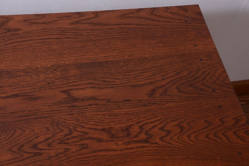 【リメイク・ダイニングテーブル】天板オーク材のダイニングテーブル