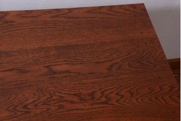 【リメイク・ダイニングテーブル】天板オーク材のダイニングテーブル