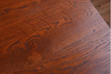 【リメイク・ダイニングテーブル】天板オーク材のダイニングテーブル