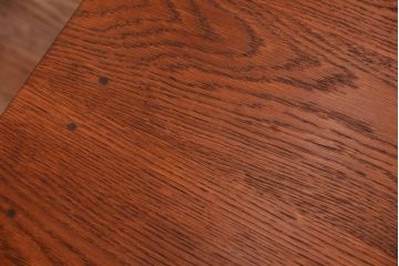 【リメイク・ダイニングテーブル】天板オーク材のダイニングテーブル