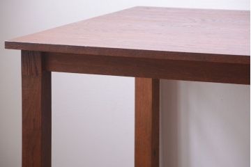 【リメイク・ダイニングテーブル】天板オーク材のダイニングテーブル