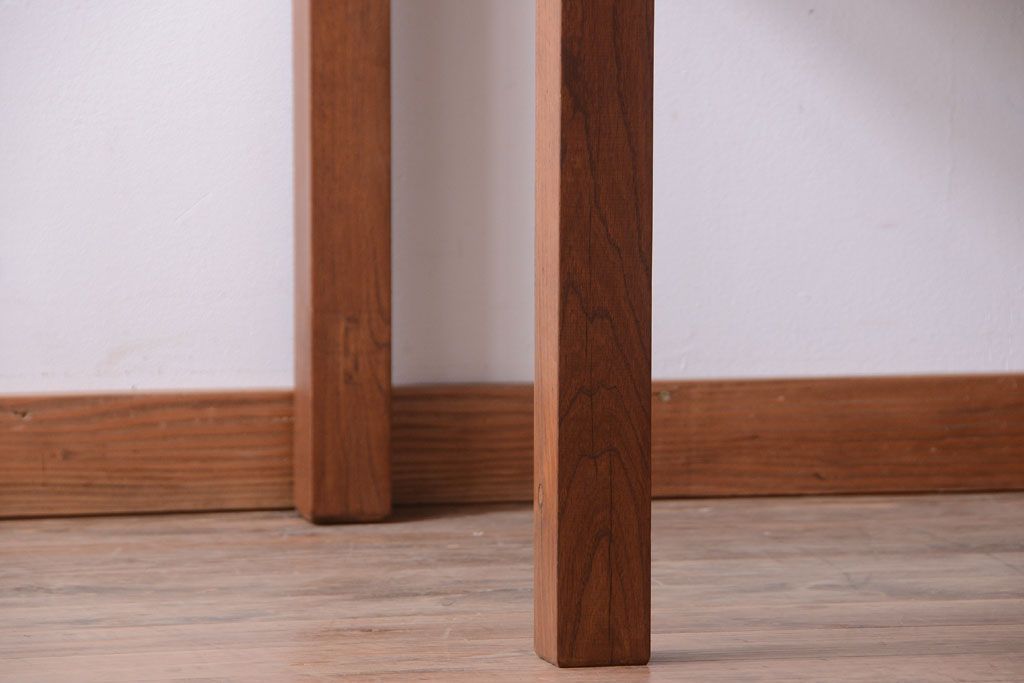 【リメイク・ダイニングテーブル】天板オーク材のダイニングテーブル