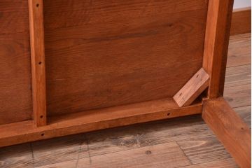 【リメイク・ダイニングテーブル】天板オーク材のダイニングテーブル