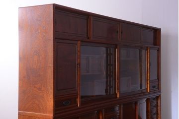 中古　民芸家具　超特大!高級重ね茶箪笥
