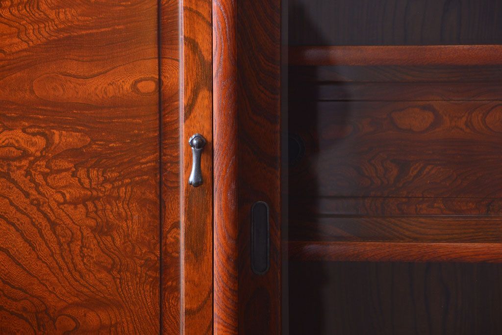 中古　民芸家具　超特大!高級重ね茶箪笥