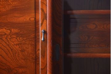 中古　民芸家具　超特大!高級重ね茶箪笥