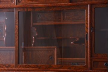 中古　民芸家具　超特大!高級重ね茶箪笥